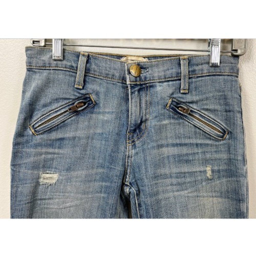 NWT CURRENT ELLIOTT SILVERLAKE ZIP SKINNY JEANS  26 - Picture 3 of 9